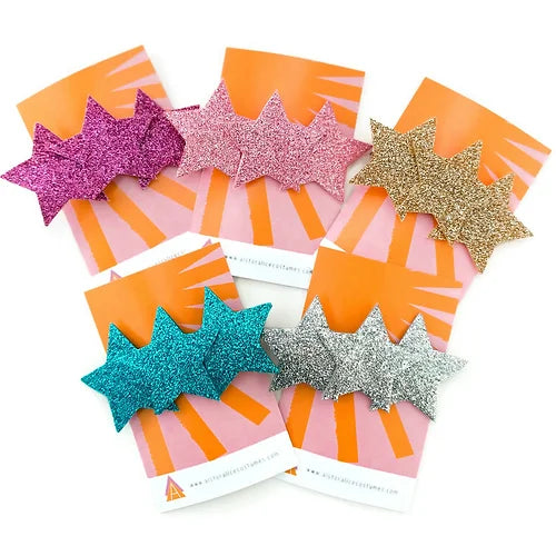 Glitter Star Hairclip