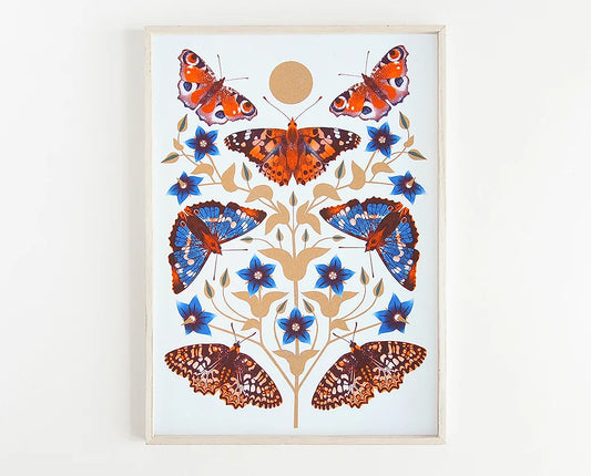 Autumn Days A3 Risograph Art Print