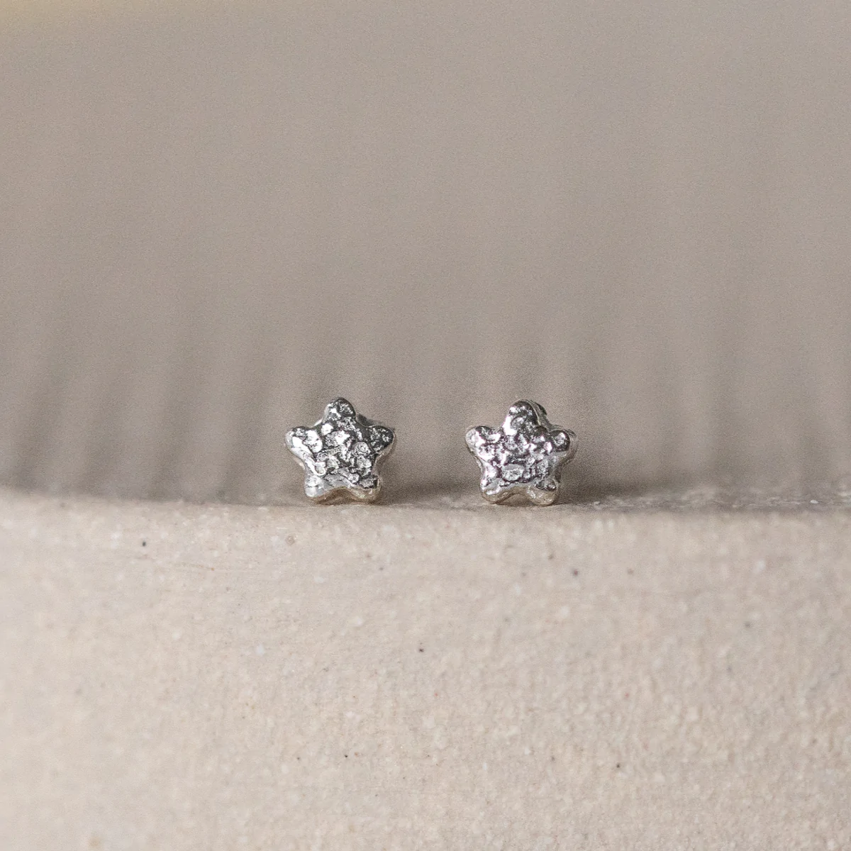 Flower Sterling Silver Mini Stud Earrings
