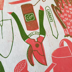 Cultivate Original Linocut Print