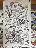 Bumblebees Tea Towel