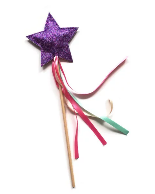 Purple Glitter Wand