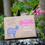 Rose & Geranium Goats Milk Soap