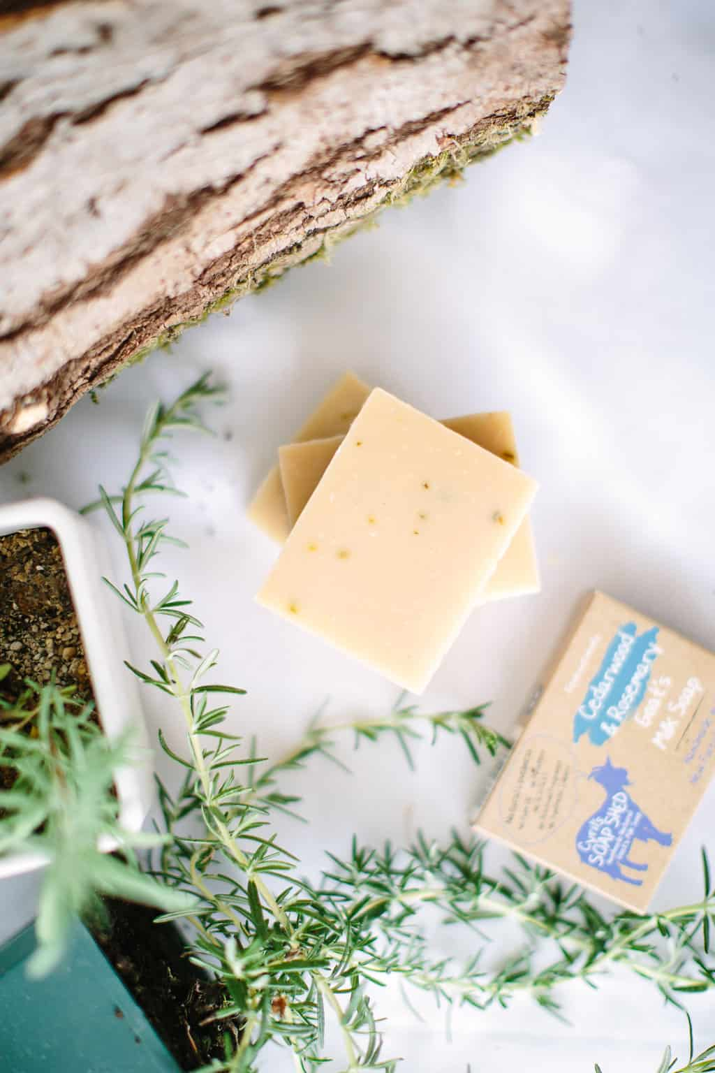 Cedarwood & Rosemary Goats Milk Soap